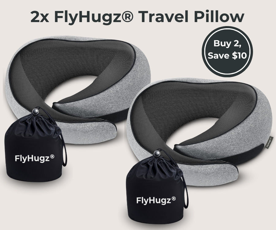 FlyHugz® Travel Pillow GlowWearX