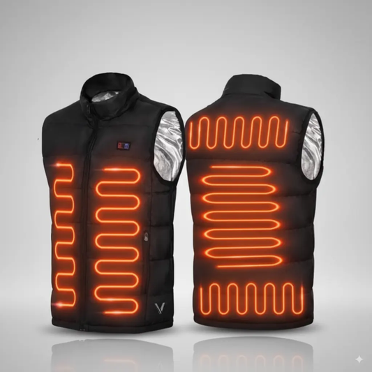 gilet chauffant noir homme/femme
